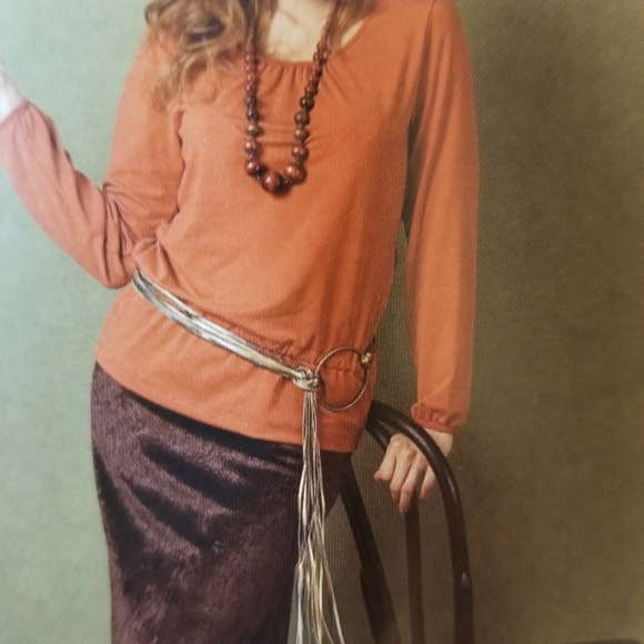 Weekenders joy collection stretch interlock blouson tunic - Picture 3 of 8